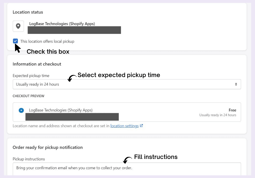 How To Set up Local Pickup and Local Delivery in Shopify? [2022] LogBase